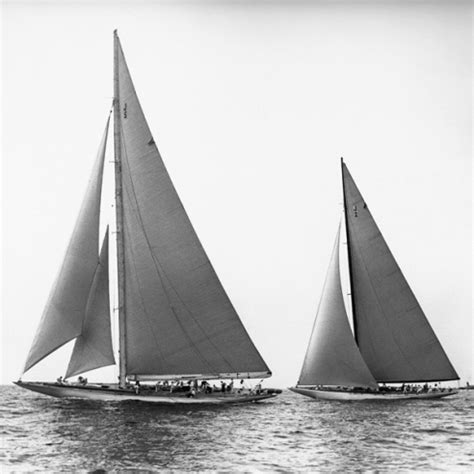 Sailboats In The America S Cup Detail