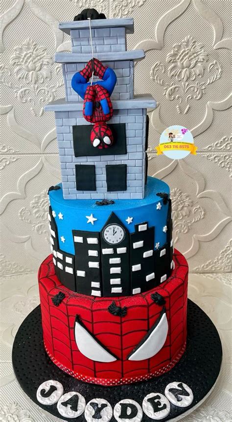 3D Spiderman Cake Merciful Cakes