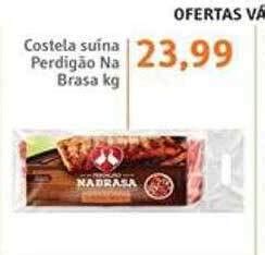 Costela suina perdigão na brasa kg oferta na Sonda