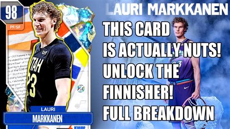 Galaxy Opal Lauri Markkannen Is Even Better Than You Think Breakdown