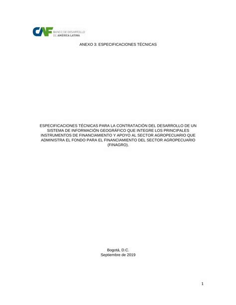 PDF ANEXO 3 ESPECIFICACIONES TÉCNICAS nube IaaS o PaaS de manera