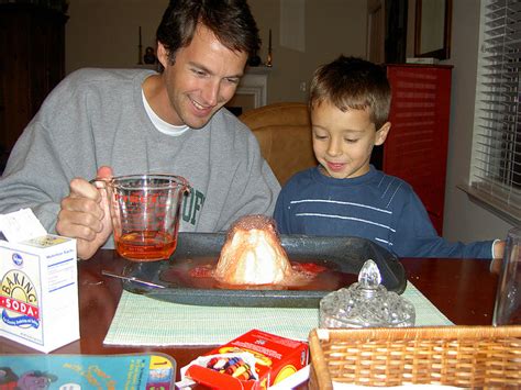 Baking Soda And Vinegar Volcanoes