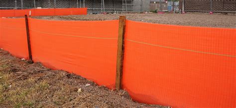 Hi Vis Silt Fencing Supplied And Installed By Greenaway Sediment Control