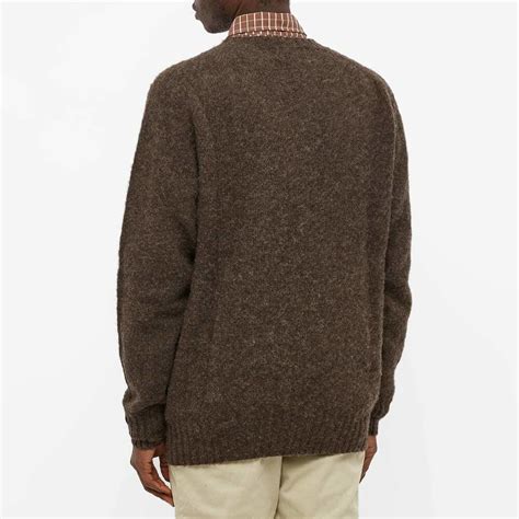 YMC Men S Suedehead Crew Kint In Brown YMC