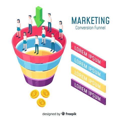 Free Vector | Modern online marketing concept with isometric view