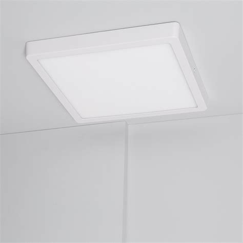 Plafón LED 24W Cuadrado Superslim CCT Seleccionable 280x280 mm efectoLED