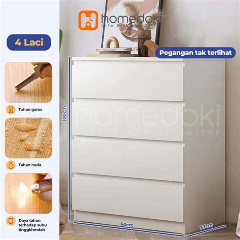 Jual Homedoki Lemari Laci Lemari Baju Minimalis Lemari Serbaguna