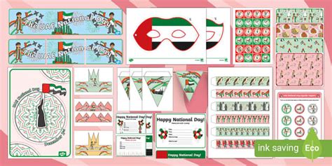 UAE National Day Party Pack (teacher made) - Twinkl