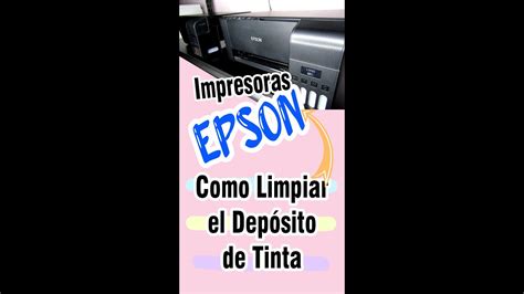 Como Limpiar El Dep Sito De Tinta De Las Impresoras Epson Ayuda Mi