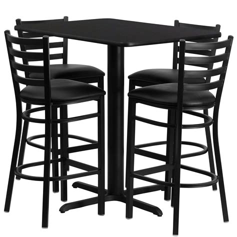 High Top Table Set - Benedict 24inch Cafe Table Set