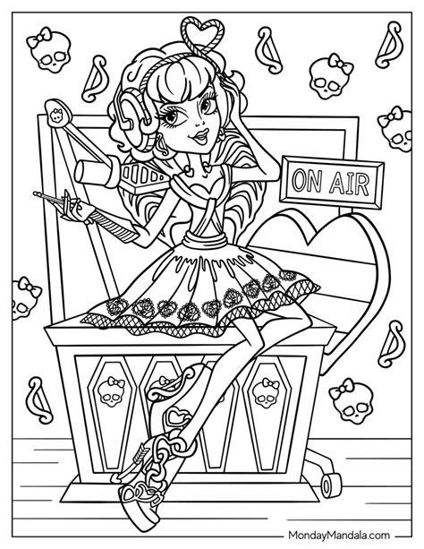 Monster High Lagoona Coloring Pages