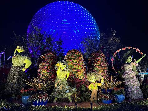 Encanto Spaceship Earth Light Show Debuts At Epcot International