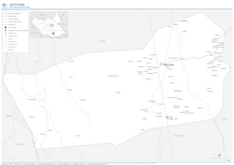 South Sudan Duk County Reference Map As Of March 2020 Ocha