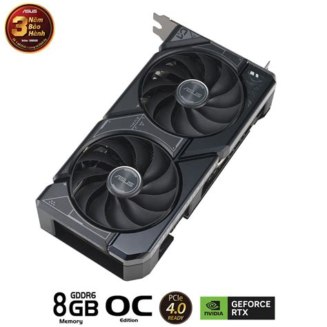 Card màn hình Asus DUAL RTX 4060 O8G