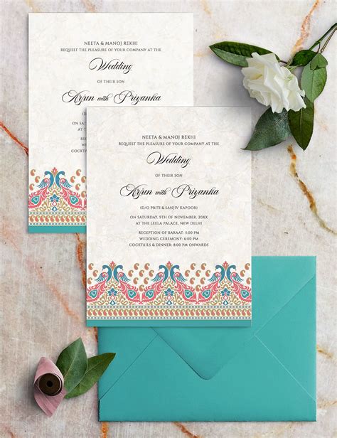 Top 10 Beautiful Hindu Wedding Card Design