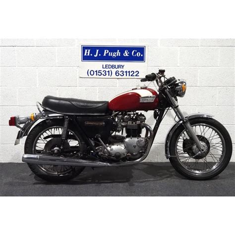 Triumph Bonneville T140 Motorcycle 1976 736cc Frame No En71892