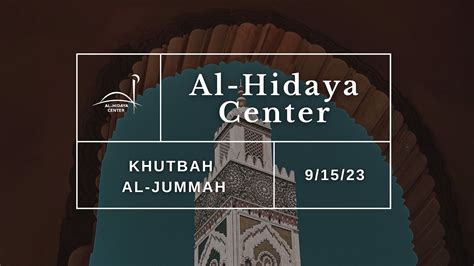 Jummah Livestream 9 15 23 Second Khutbah Shaykh Djafer Sebkhaoui