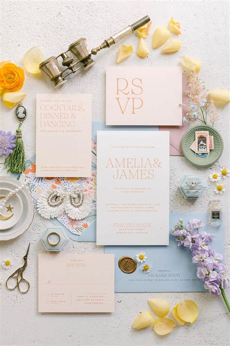 Amelia Wedding Suite Template | Trendy Wedding Invitation | Unique