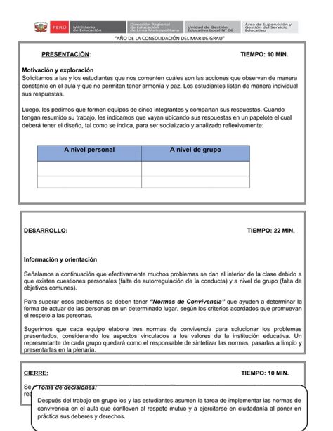 Plan De Bienvenida A Los Estudiantes Pdf