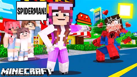 ️moja CÓrka ZostaŁa SpiderdziewczynĄ Spiderman Minecraft Rodzinka