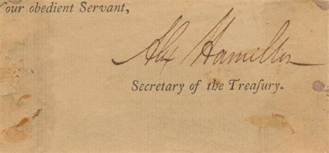 Alexander Hamilton, Signature with Engraving | Abraham Lincoln Book ...