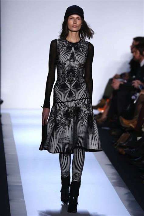 New York Fashion Week Hervé Léger by Max Azria Fall 2013 2014 DESIGNER