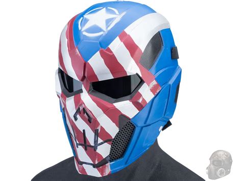 R Custom Fiberglass Iron Punisher Full Face Mask Color