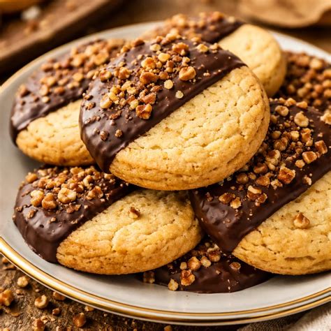Toffee Pecan Shortbread Cookies