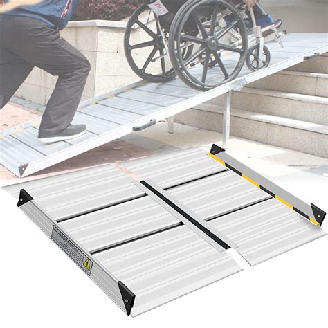 Buy Non Skid Folding Wheelchair Ramp Utility Mobility Access Threshold