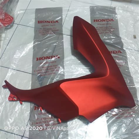 Jual Cover Front Side R Sayap Pcx 150 New K97 Kanan Merah Doff Original