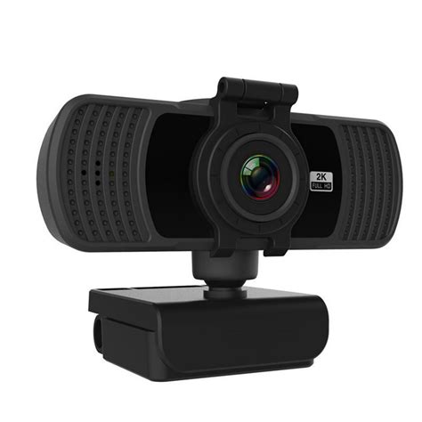 Webcam completa de hd 2k 2560x1440p usb microfone vídeo webcam