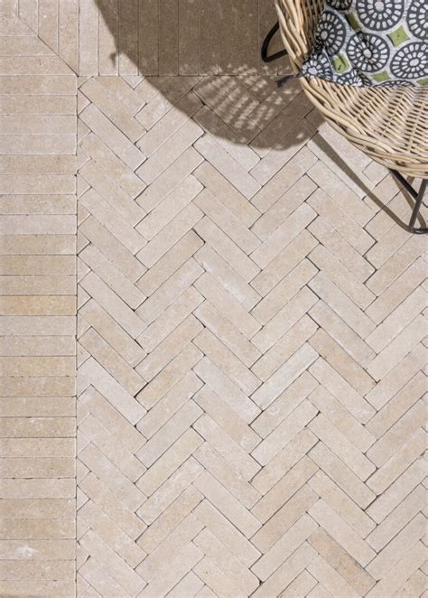 Dijon Blend Tumbled Outdoor Limestone Cobble Shop Now