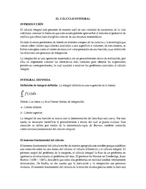 Definicion De Integral 7
