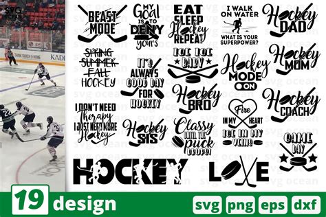 19 Hockey Quotes Sport Quotes Cricut Svg By Svgocean Thehungryjpeg