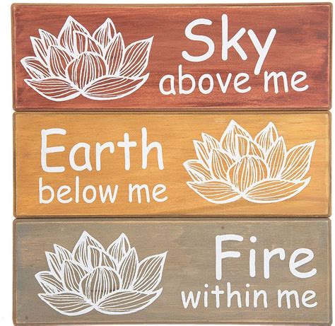 'Sky Above Me' Wall Sign | Yoga room decor, Meditation room decor, Wall ...