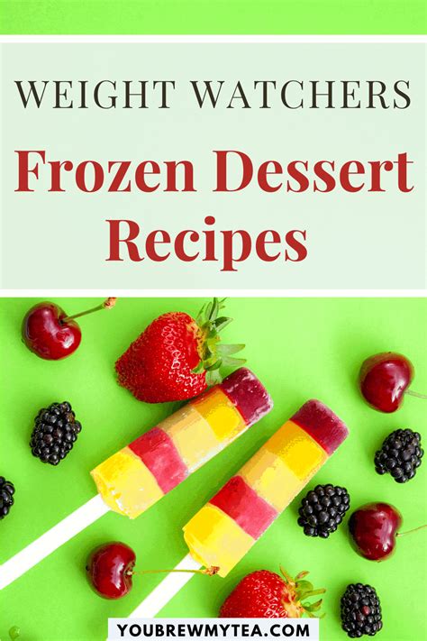 Weight Watchers Frozen Desserts - 3 Sweet and Delightful Recipes