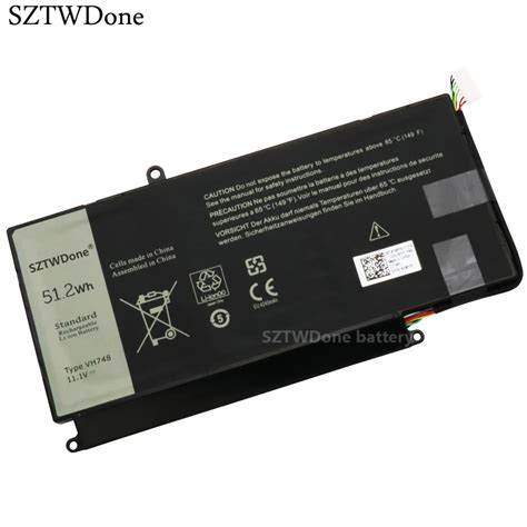 SZTWDone VH748 batería del ordenador portátil para DELL Vostro 5460