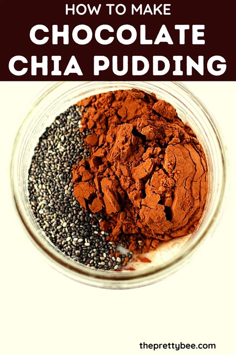 Chocolate Chia Seed Pudding Dairy Free Vegan Recipe Healthy Food Habits Chocolate Chia