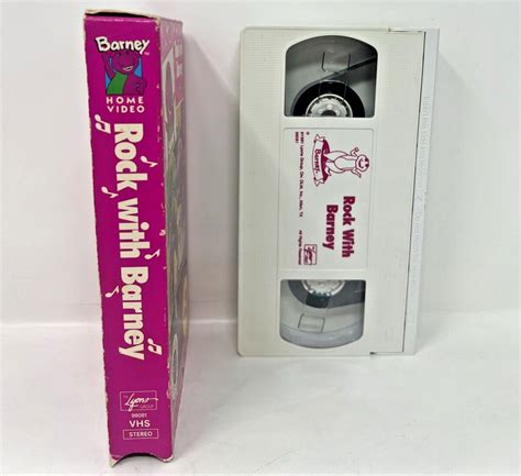 Barney Friends Rock With Barney VHS Tape Grelly USA