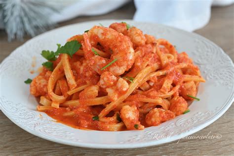 Spaghetti Alla Chitarra Ai Gamberi E Peperoni La Ricetta Pasta