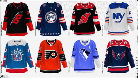 Nhl Third Jersey Redesign Series On Behance