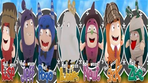 Oddbods Turbo Run Fuse Jeff Pogo Bubbles Newt Slick Zee