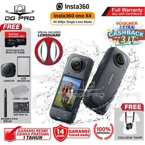 Jual Insta360 X4 8k 360 Action Camera Insta 360 One X4 Action Cam Garansi Resmi Jakarta Pusat