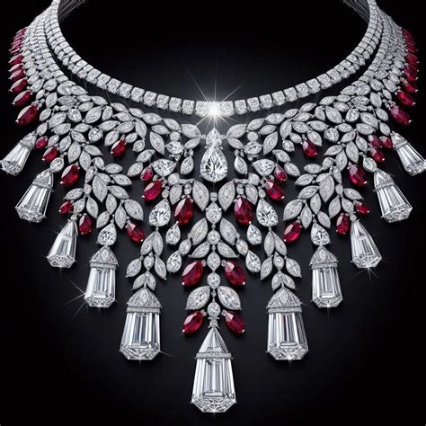 ruby diamond necklace