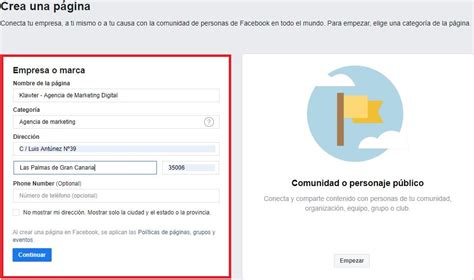 C Mo Crear Una P Gina De Facebook Para Empresa Klawter