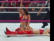 Naked Nikki Bella In WWE Monday Night RAW