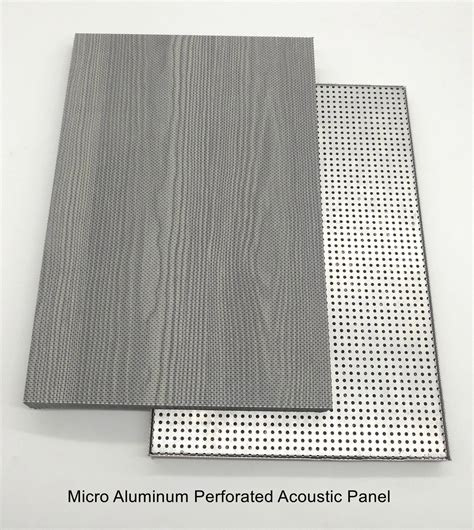 Aluminum Micro Perforated Acoustic Panel For Wall And Ceiling Sound Absorption Solution China