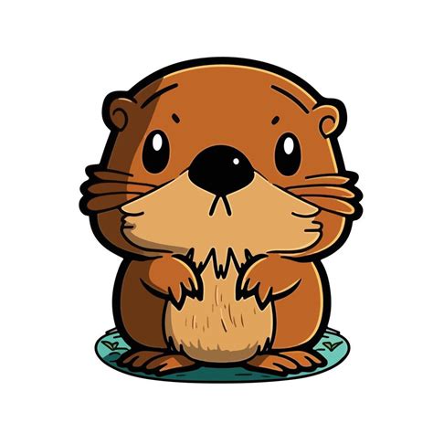 cute beaver cartoon style 20901419 Vector Art at Vecteezy