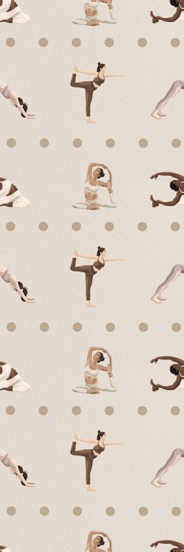 Papel Pared Para Entradas Diferentes Posturas De Yoga Tenvinilo