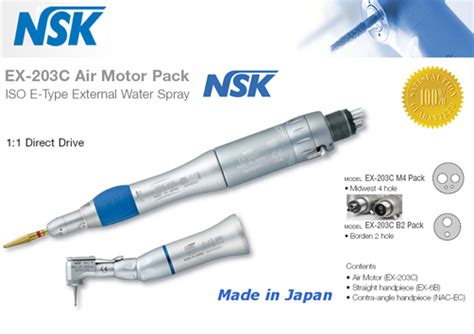 NSK Low Speed Handpiece 3 Pcs Set EX203C